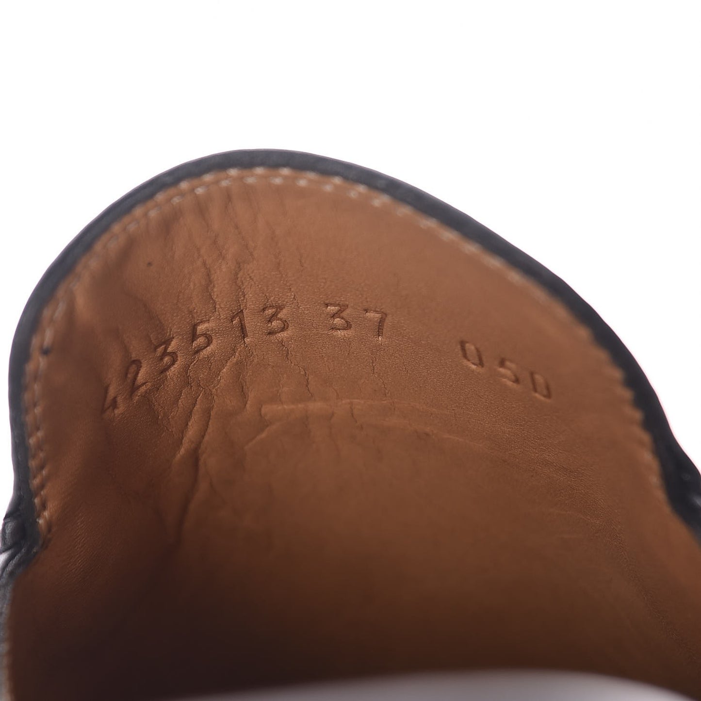 Calfskin Womens Princetown Slippers 37 Black