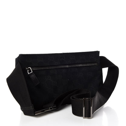 Gucci GG Monogram Double Pocket Belt Bag Black 3 of 7