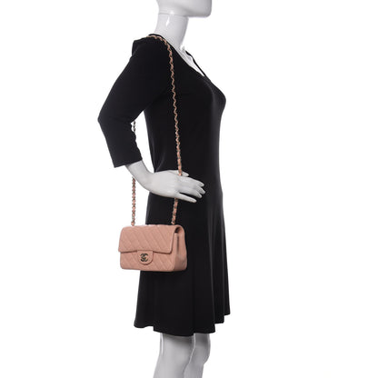 Chanel Lambskin Quilted Mini Rectangular Flap Light Pink 2 of 11