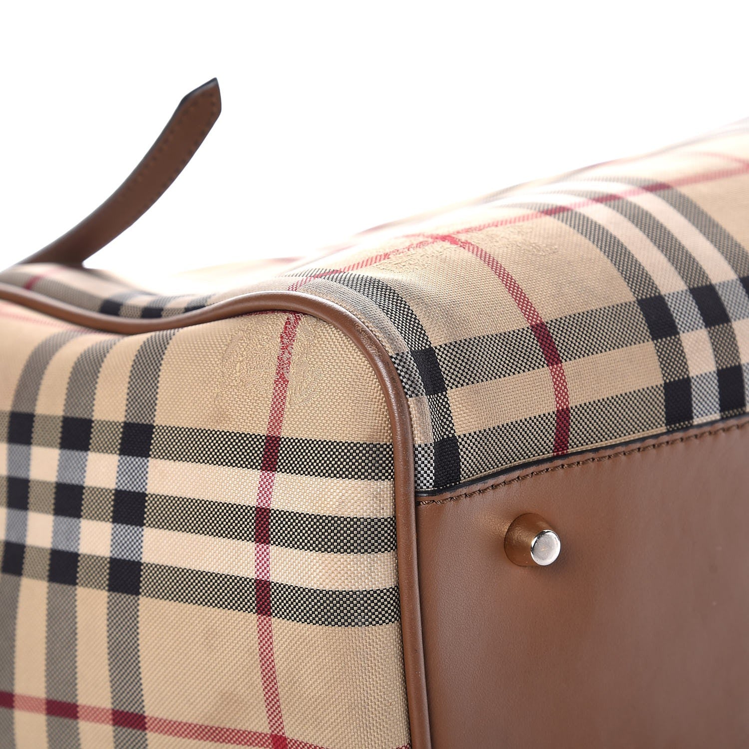 Burberry Horseferry Check Small Canterbury Tote Tan 14 of 20