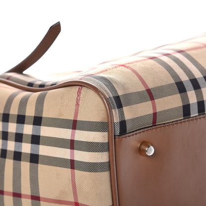Burberry Horseferry Check Small Canterbury Tote Tan 14 of 20