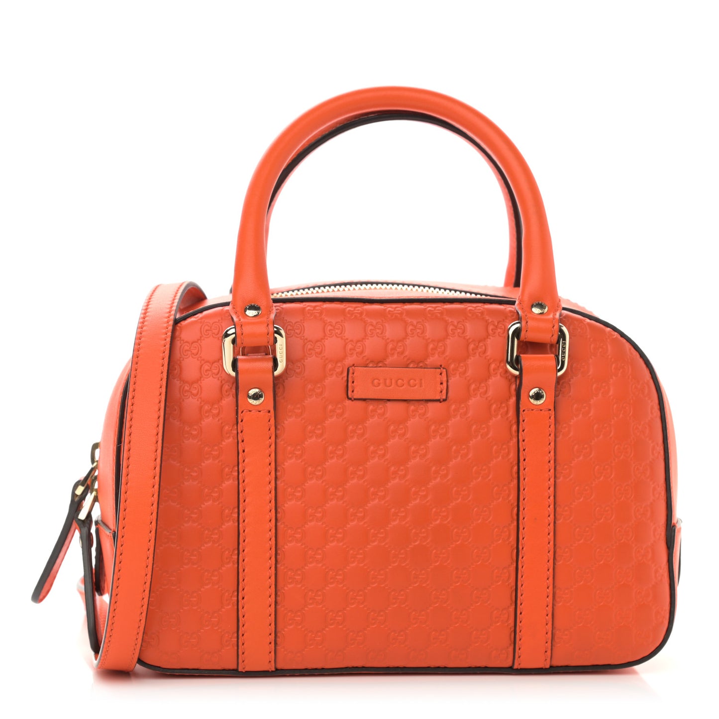 Soft Microguccissima Small Crossbody Bag Sun Orange