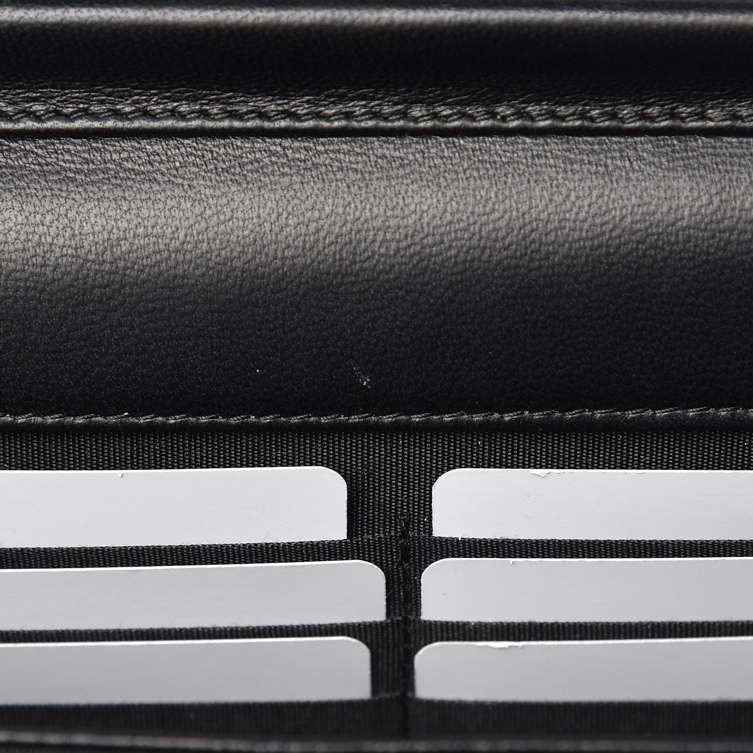 Chanel Lambskin Studded Wallet On Chain WOC Black 9 of 12