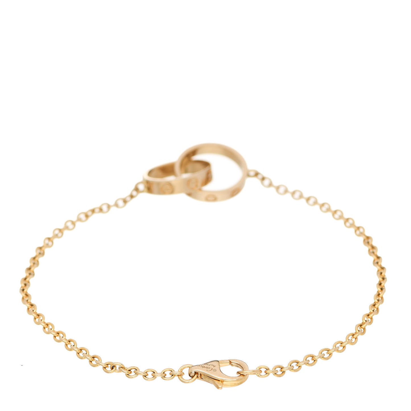 18K Yellow Gold Interlocking LOVE Bracelet
