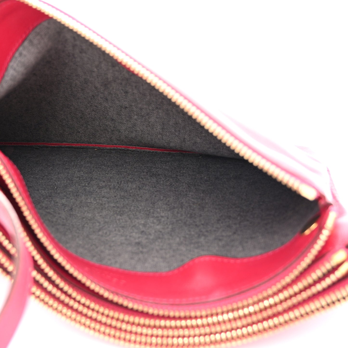 Lambskin Small Trio Crossbody Bag Fuchsia