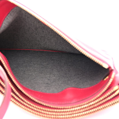 Celine Lambskin Small Trio Crossbody Bag Fuchsia 6 of 13