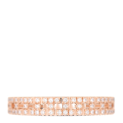 Tiffany 18K Rose Gold Diamond Narrow T True Band Ring 54 7 1 of 5