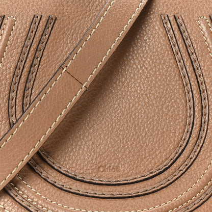 Chloe Calfskin Mini Marcie Round Crossbody Bag Nut 7 of 9