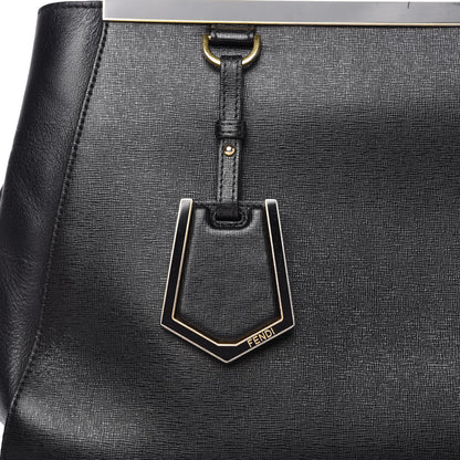 Fendi Vitello Elite Regular 2Jours Tote Black 11 of 21