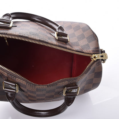 Louis Vuitton Damier Ebene Speedy Bandouliere 25 6 of 8