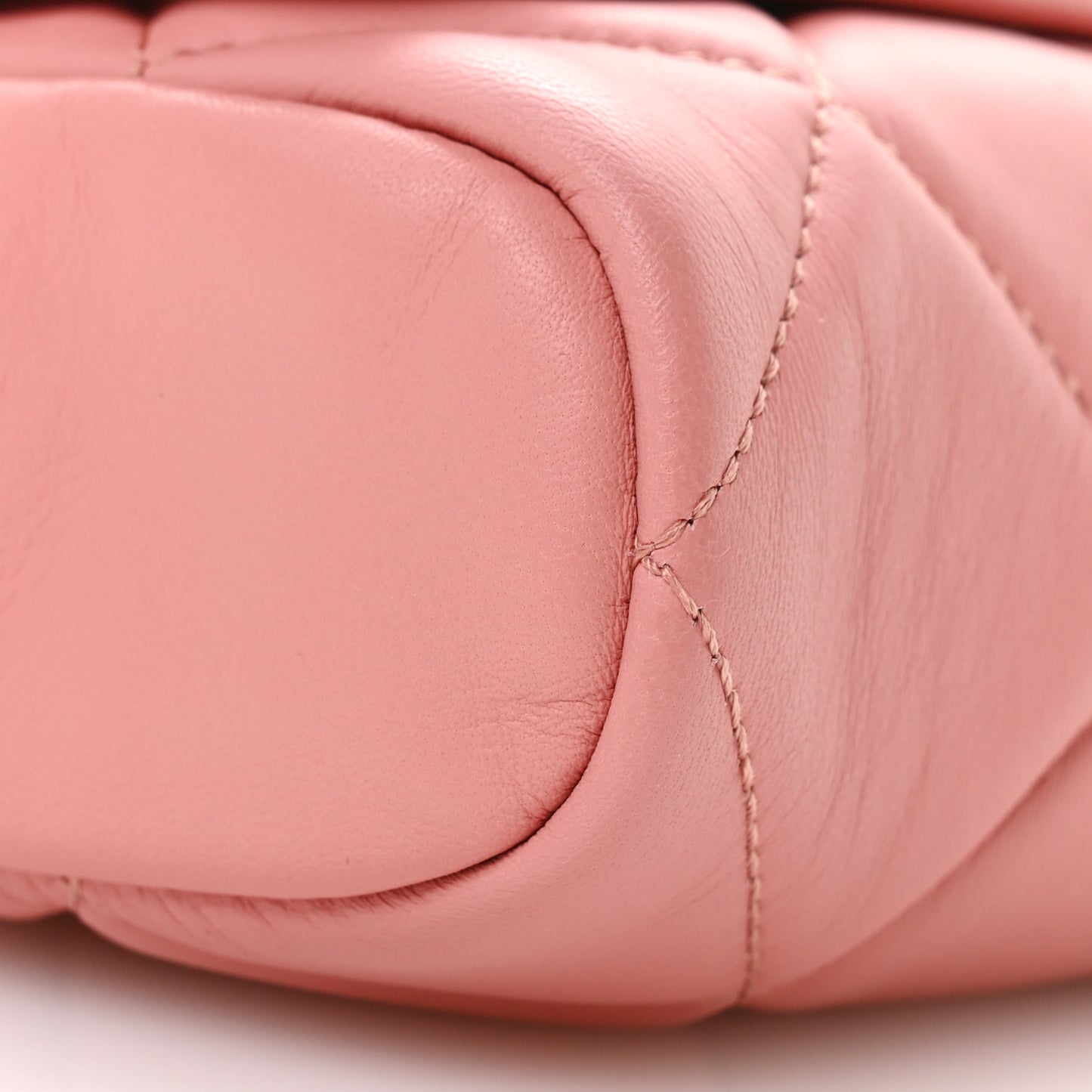 Nappa Quilted Ginny Crossbody Blush