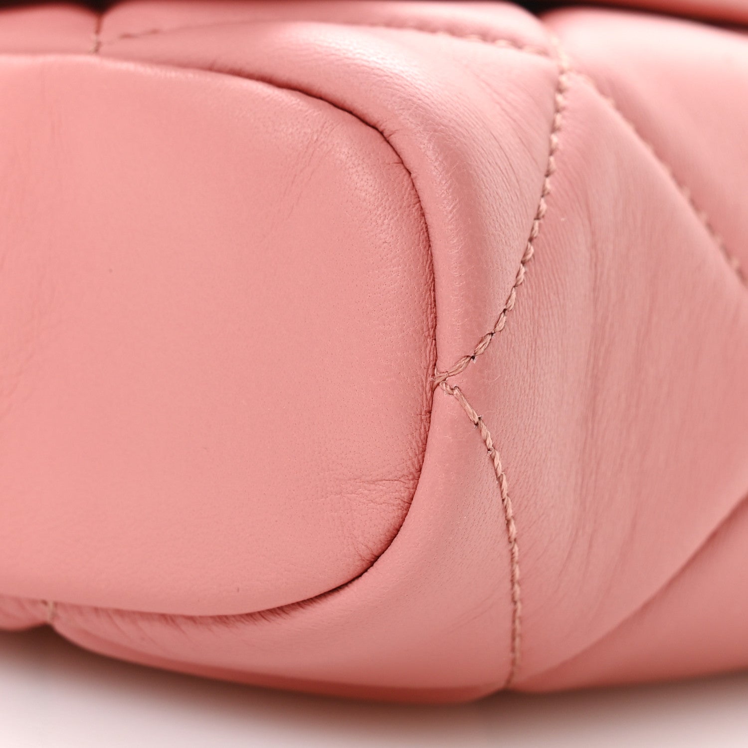 Salvatore Ferragamo Nappa Quilted Ginny Crossbody Blush 8 of 10