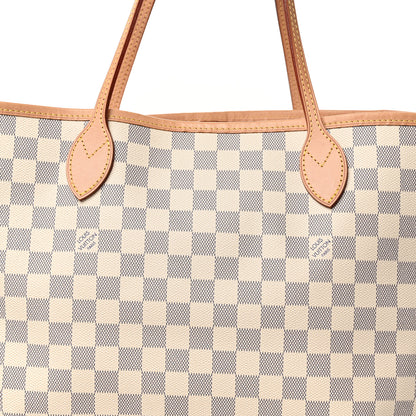 Louis Vuitton Damier Azur Neo Neverfull GM Rose Ballerine 9 of 11