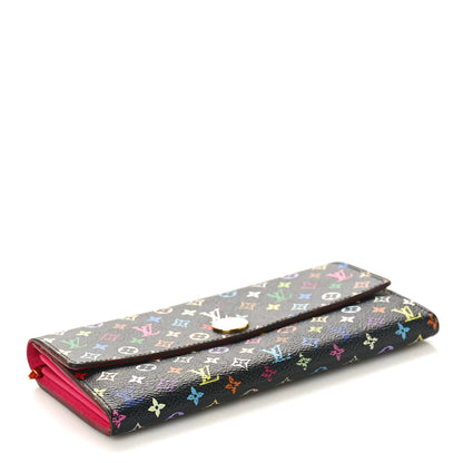 Louis Vuitton Monogram Multicolor Sarah Wallet Black Grenade 4 of 11