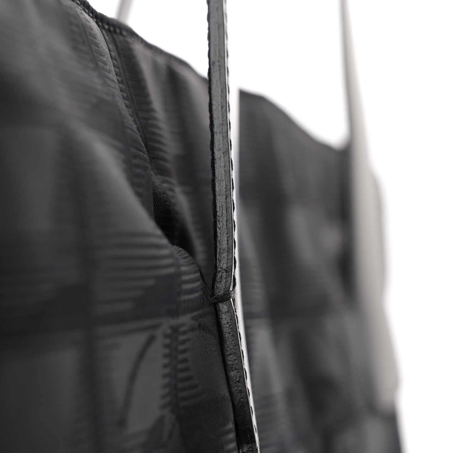 Nylon Medium Travel Tote Black