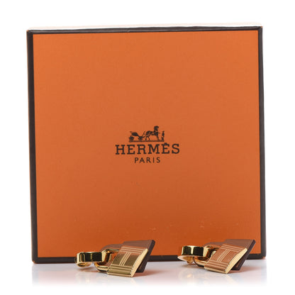 Hermes Swift O'Kelly Earrings Gold 7 of 7