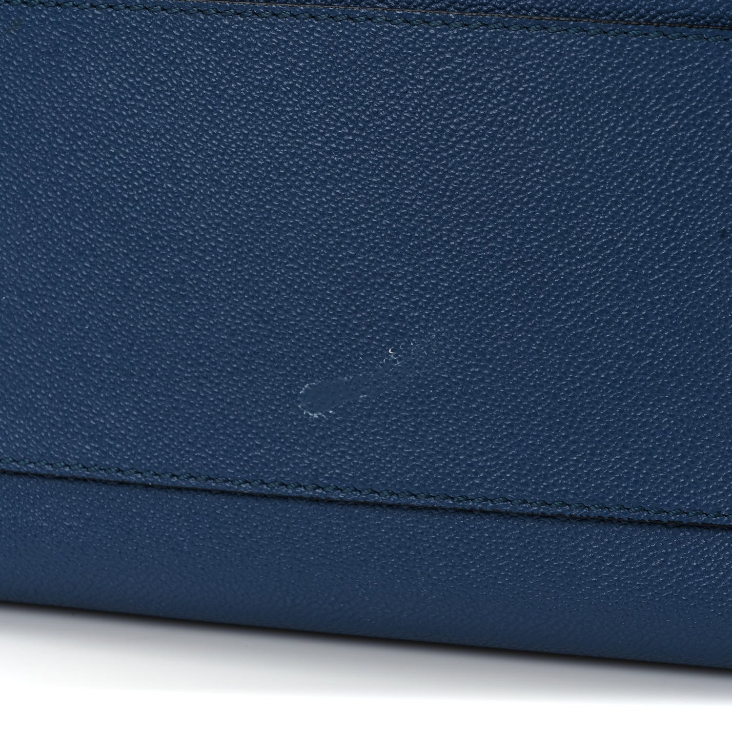 Burberry Soft Grain Calfskin Buckle Tote Steel Blue 11 of 11