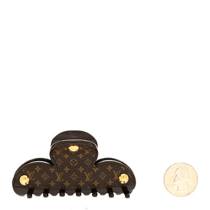 Louis Vuitton Resin Monogram Claw Clip Brown 2 of 5