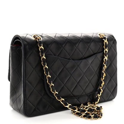 Chanel Lambskin Quilted Medium Double Flap Black 3 of 13
