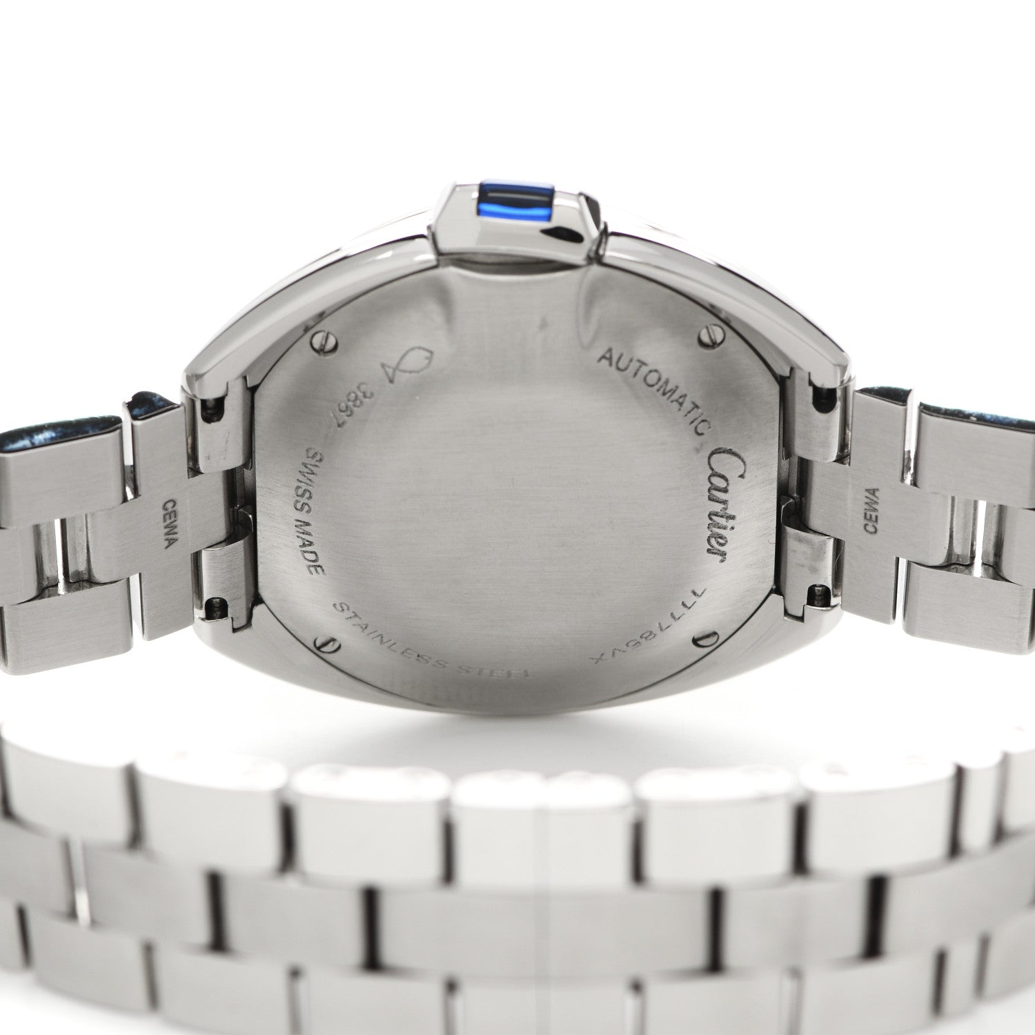 Cartier Stainless Steel 31mm Cle De Cartier Automatic Watch 4 of 5