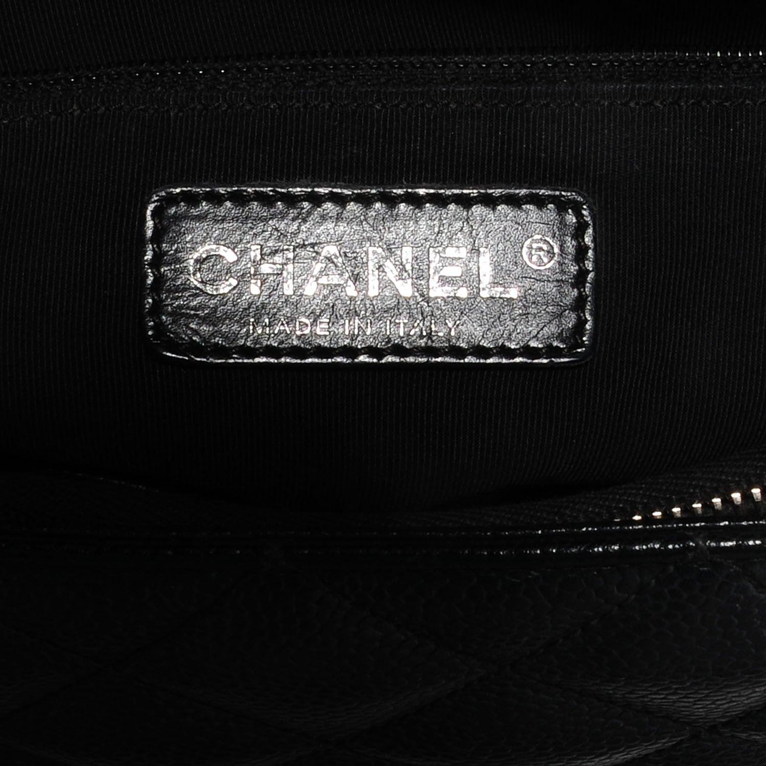 Chanel Caviar Quilted Grand Shopping Tote GST Black 5 of 7