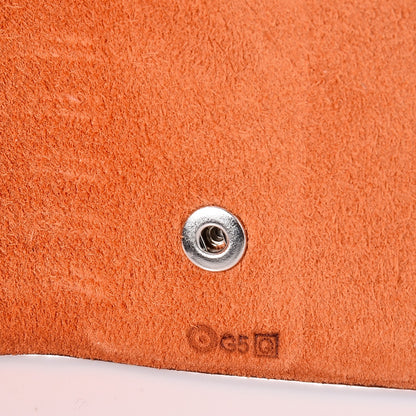 Hermes Taurillon Clemence Ulysse Mini Notebook Orange 7 of 9
