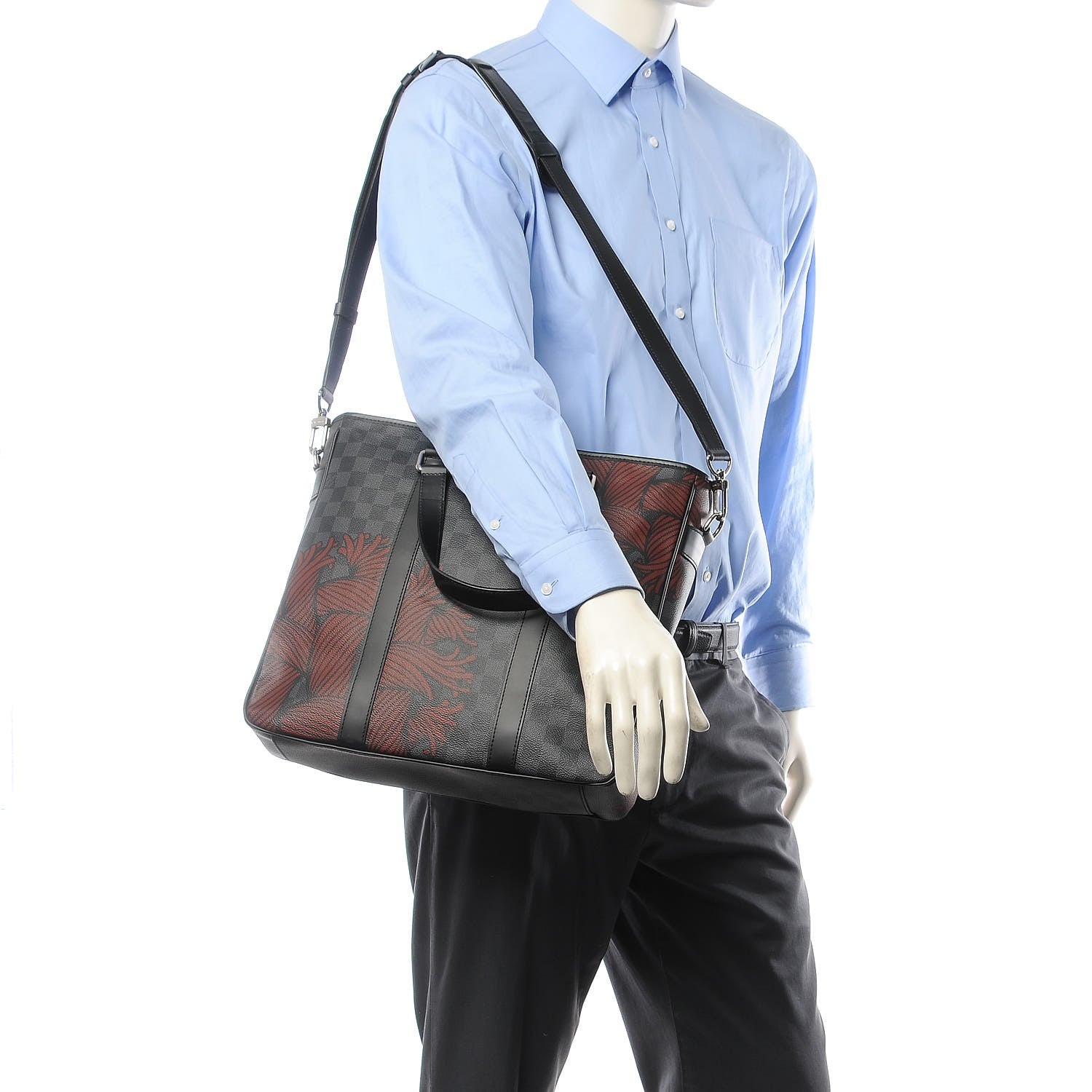 Louis Vuitton Damier Graphite Rope Tadao Red 2 of 7