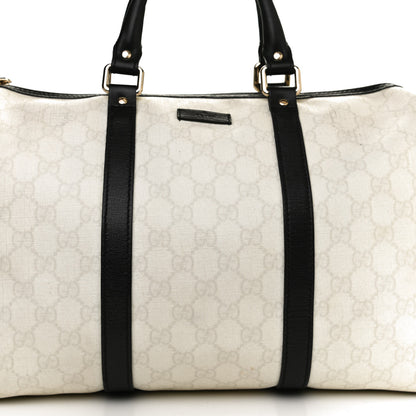 Gucci GG Plus Monogram Medium Joy Boston White Black 10 of 12