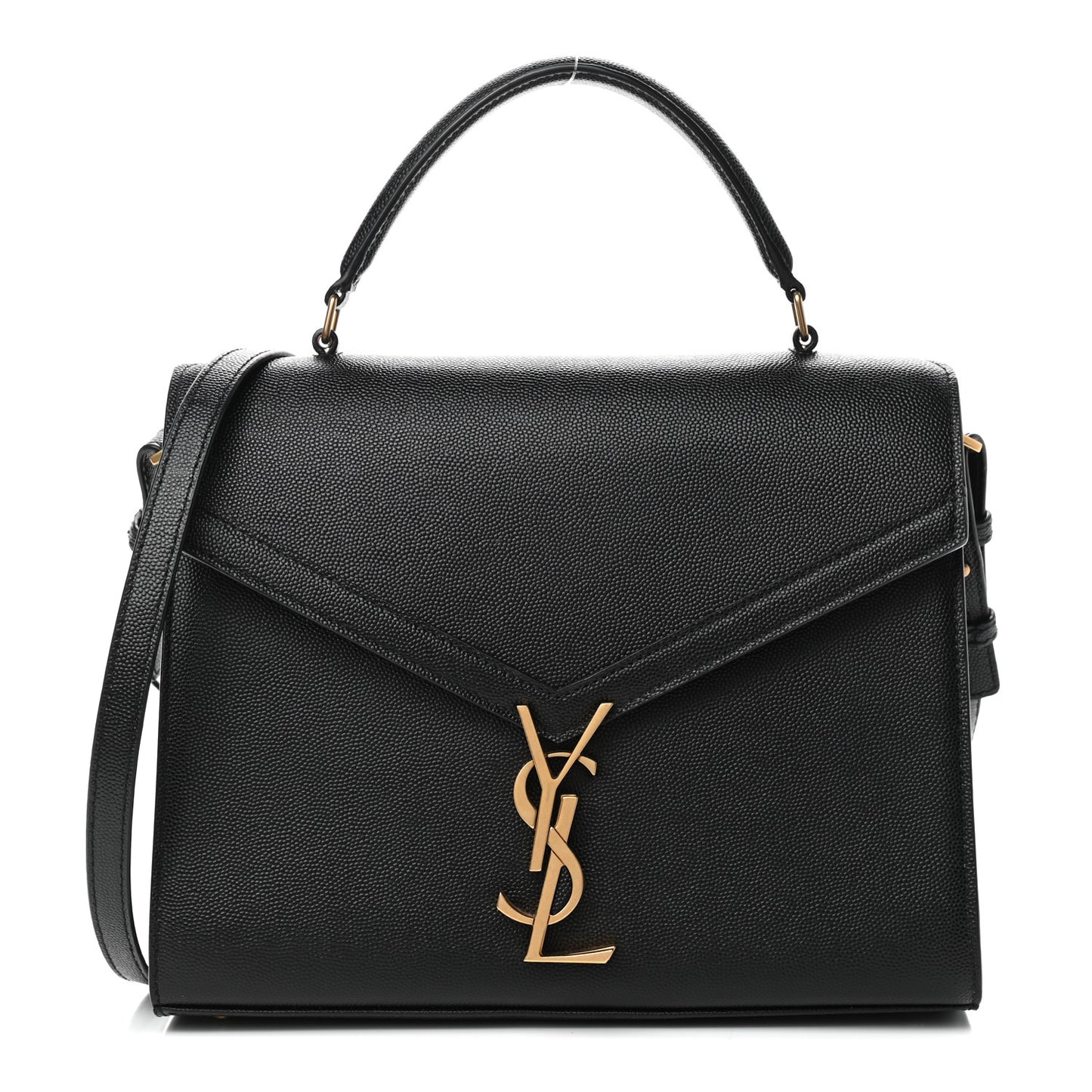 Grain de Poudre Medium Classic Monogram Cassandra Top Handle Black