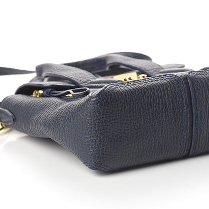 3.1 Phillip Lim 3.1 Textured Calfskin Mini Pashli Satchel Ink 7 of 8