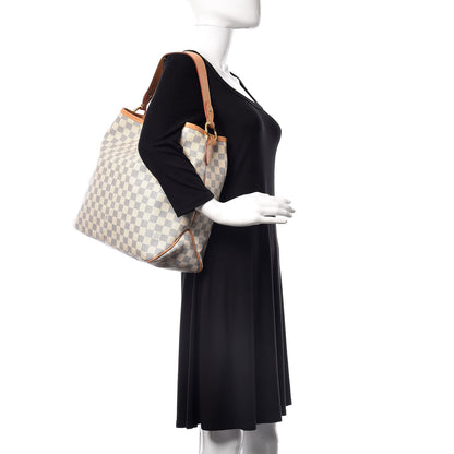 Louis Vuitton Damier Azur Delightful MM Pink 2 of 18