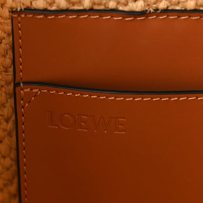 Loewe Raffia Medium Paula's Ibiza Logo Tote Natural Tan 7 of 9