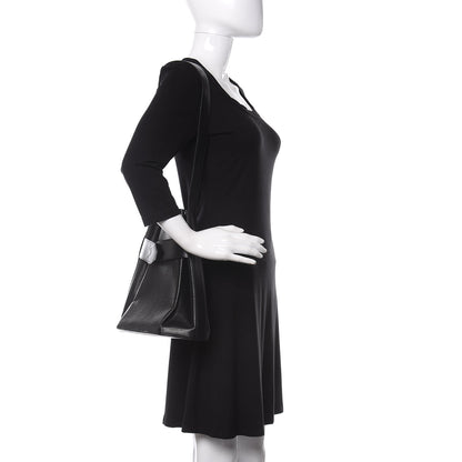 Louis Vuitton Epi Sac D'Epaule Black 2 of 9