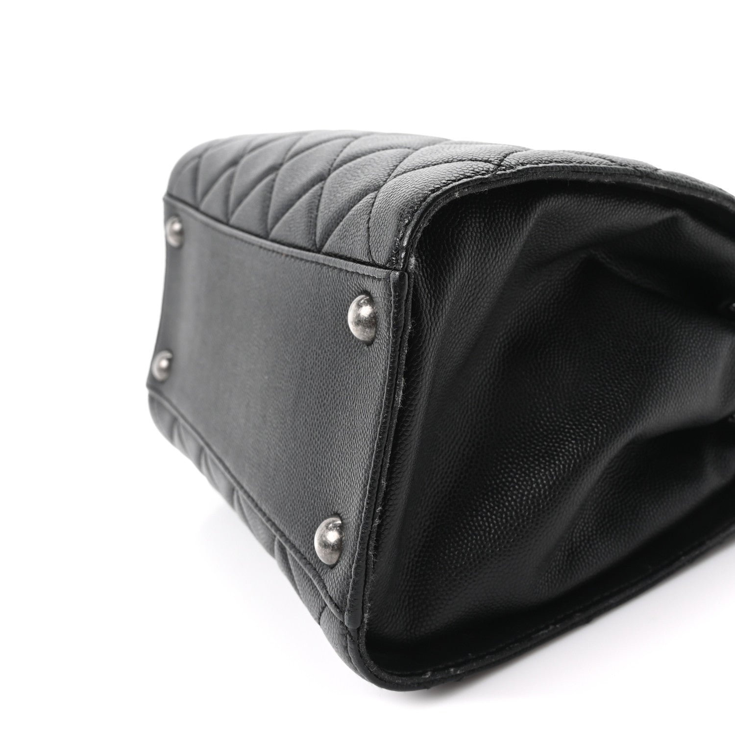 Chanel Caviar Quilted Small CC Bucket Bag Black 10 of 10