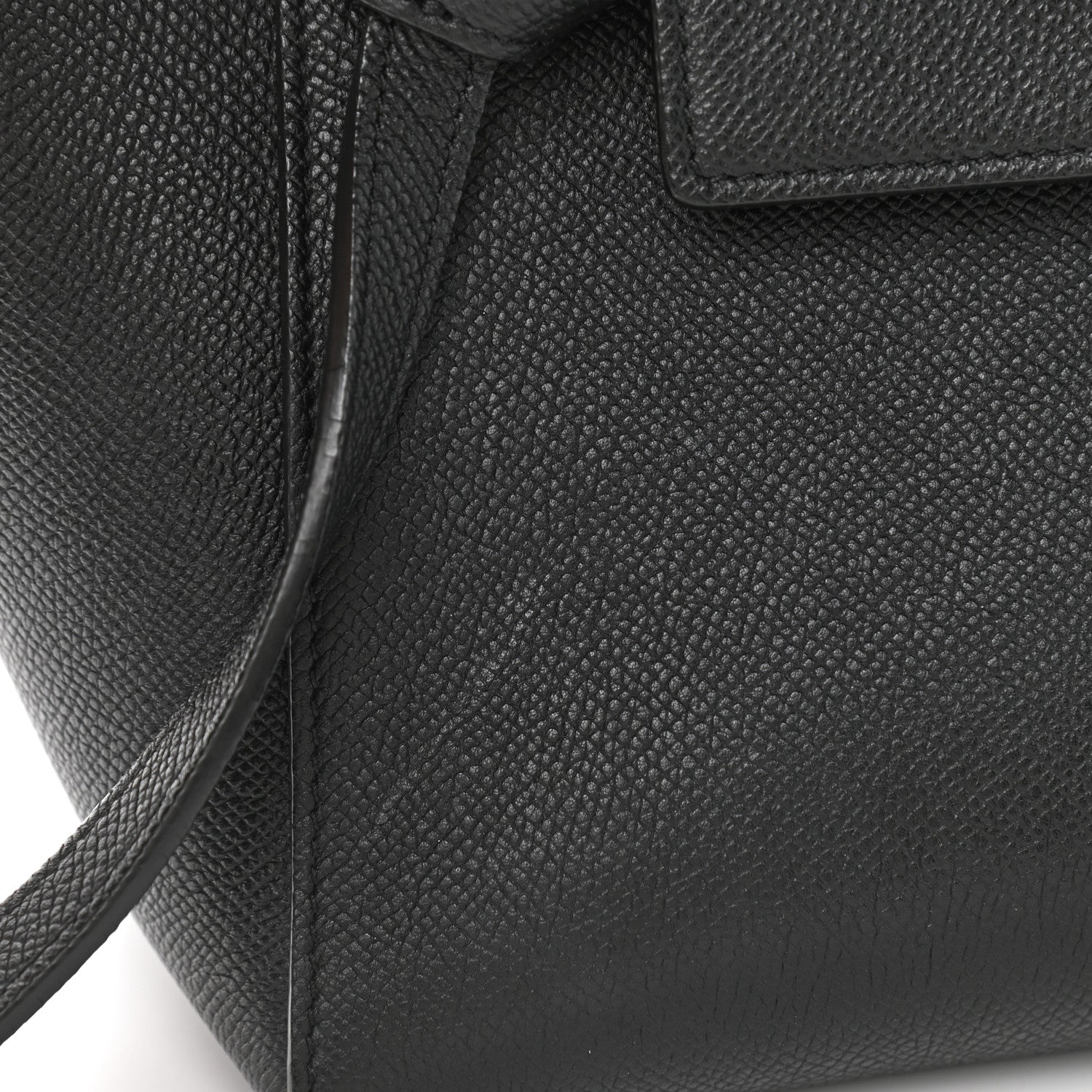 Celine Grained Calfskin Micro Belt Bag Black 16 of 16