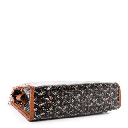 Goyard Goyardine Jouvence MM Toiletry Pouch Black Gold 4 of 11