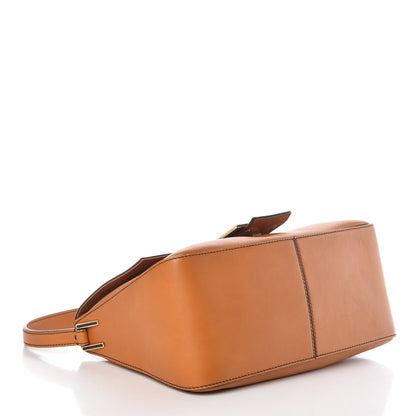 Fendi Vitello Flamingo Enamel Big Forever Mama Baguette Cognac 4 of 9