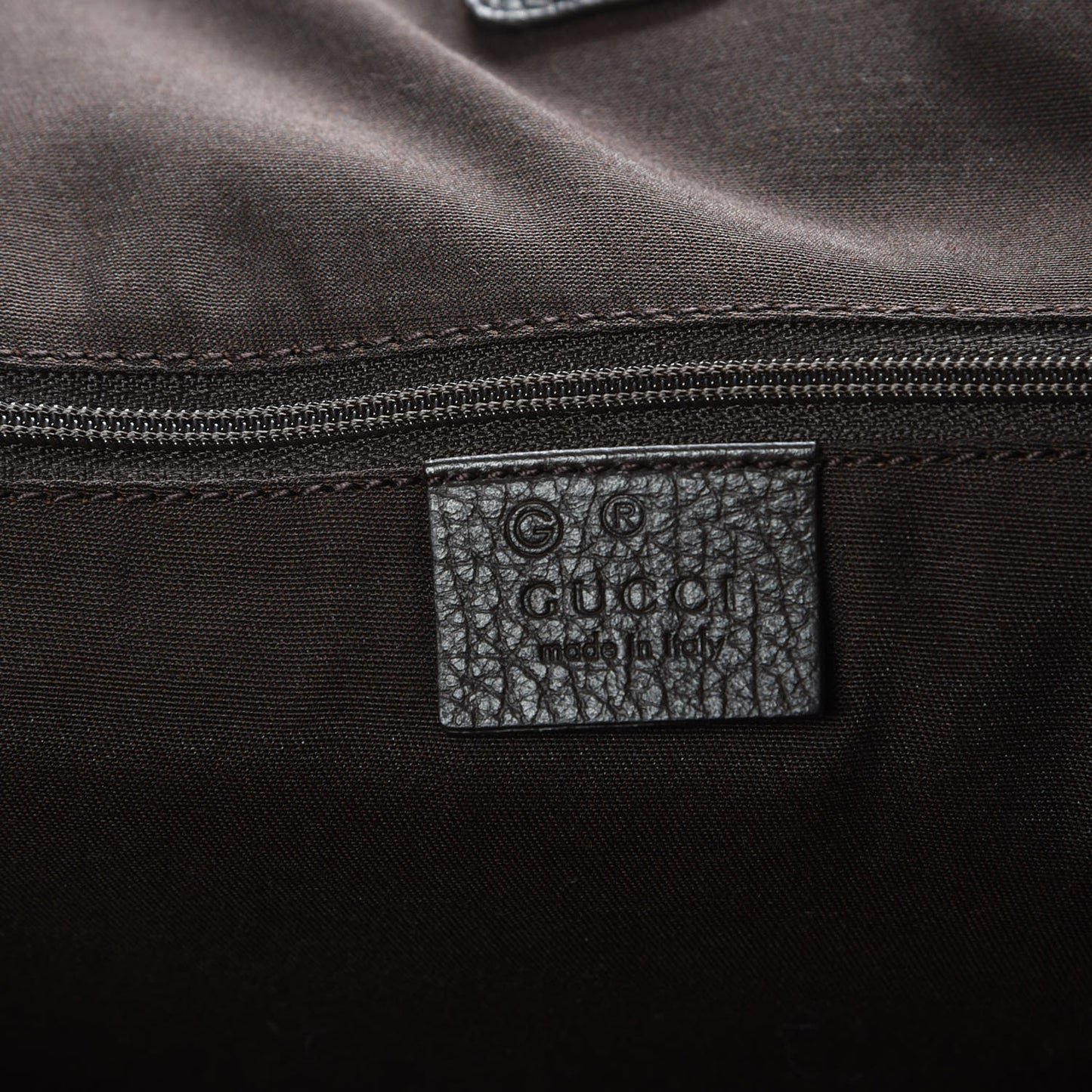 Crystal Monogram Travel Bag Dark Brown