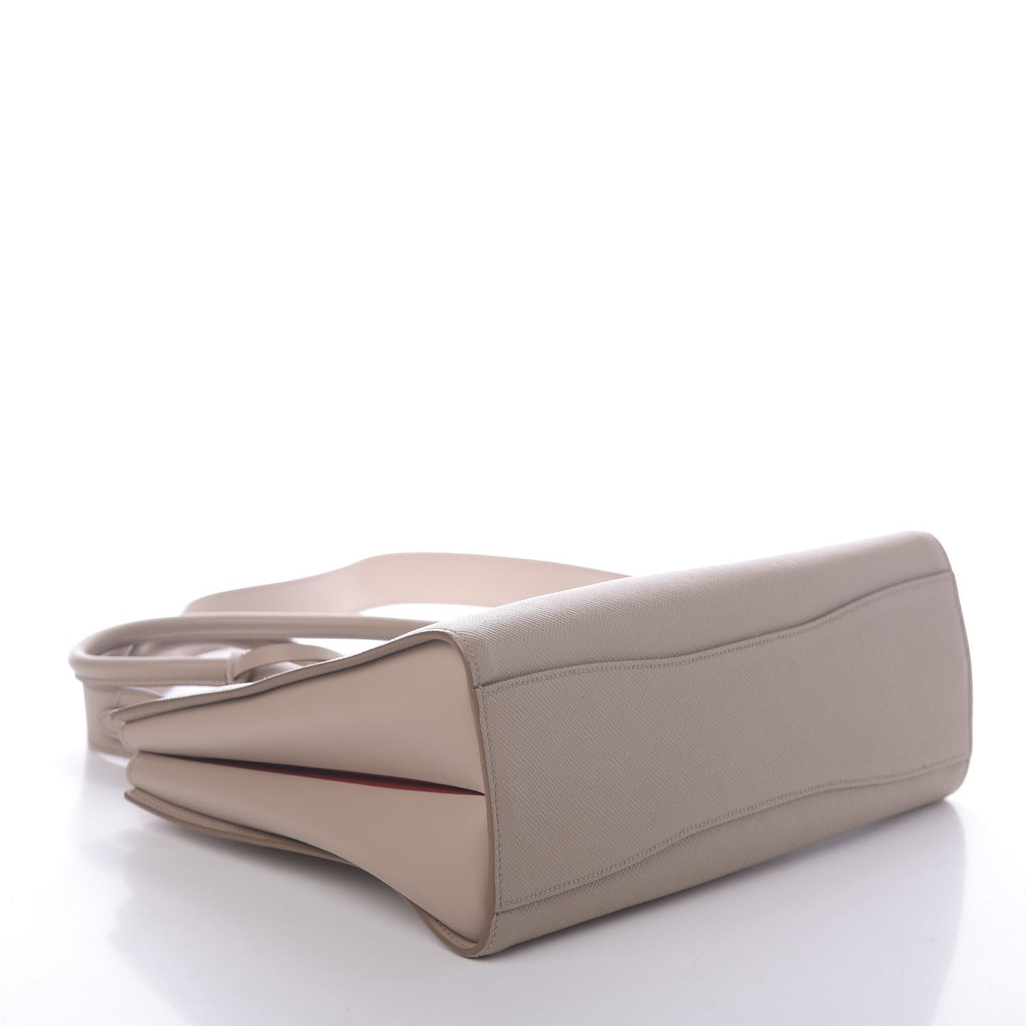 Saffiano City Calfskin Large Bibliothèque Top Handle Cammeo