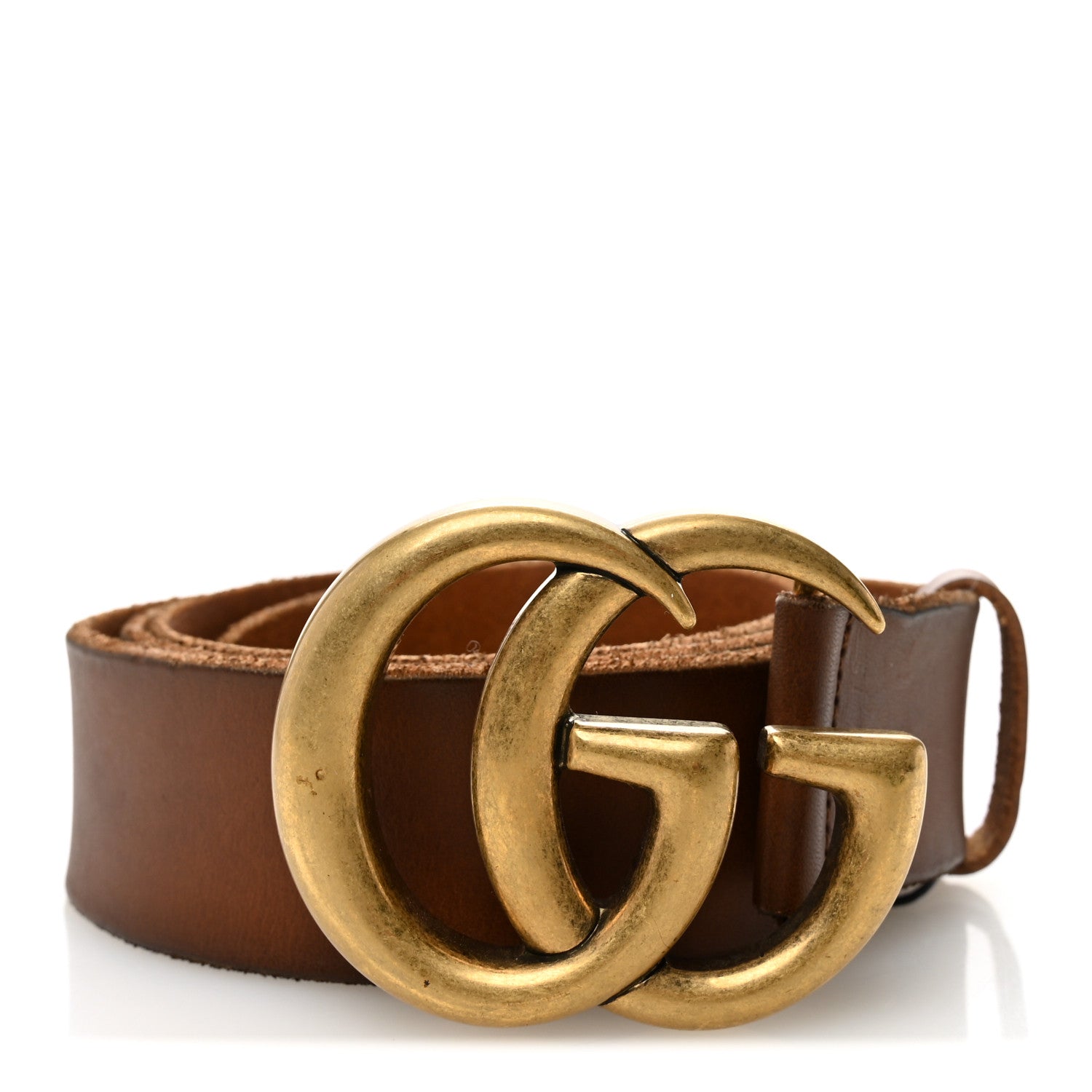 Gucci Faded Calfskin Double G Belt 110 44 Cuir 1 of 5