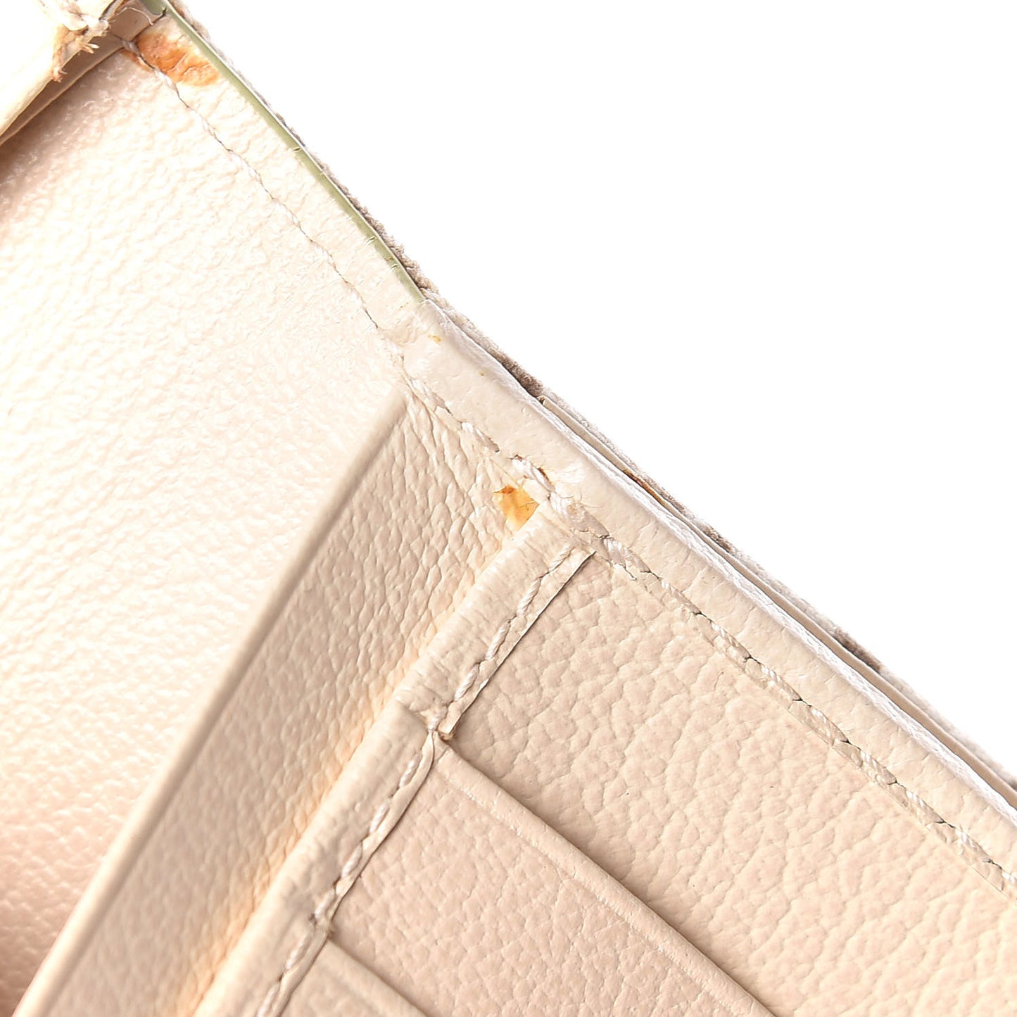 Monogram Vintage Flowers Saddle Wallet Beige