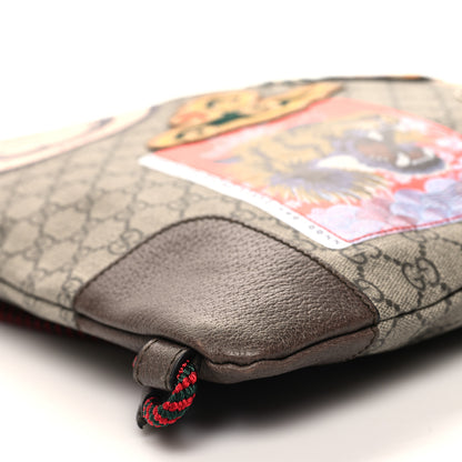 Gucci Soft GG Supreme Monogram Courrier Drawstring Backpack 9 of 11