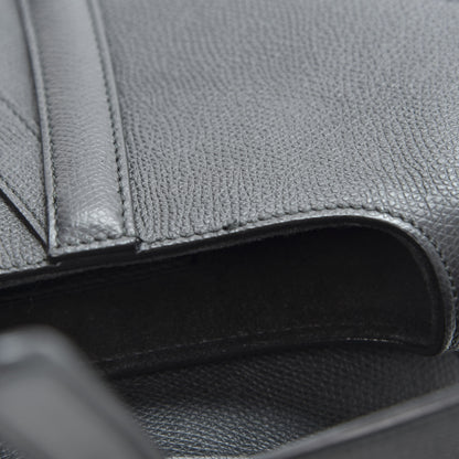 Christian Dior Grained Calfskin Mini Saddle Bag Black 7 of 11