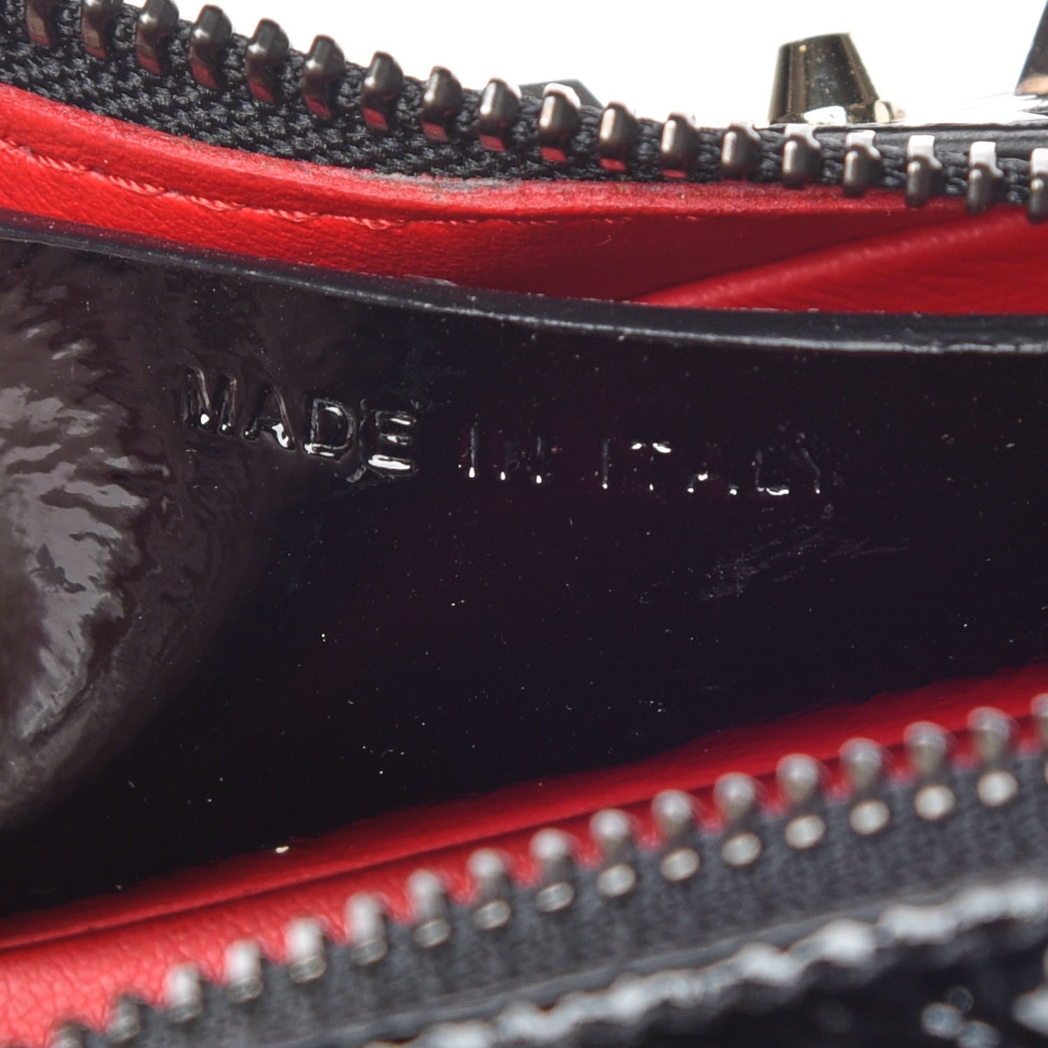 Christian Louboutin Vintage Trashmix Patent Spikes Mini Rubylou Crossbody Black 10 of 11