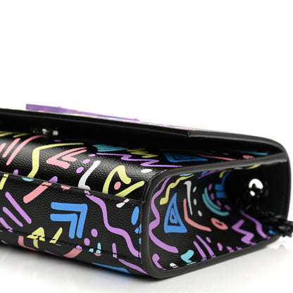 Saint Laurent Grain De Poudre Small Monogram Graphic Print Kate Satchel Black 10 of 10