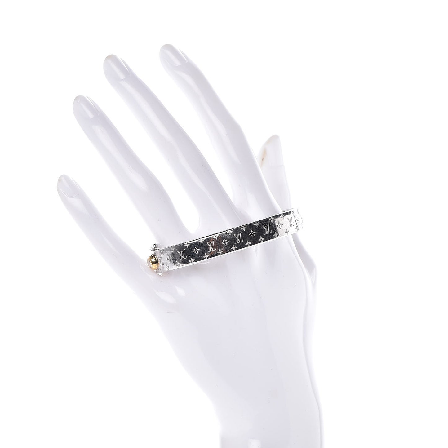 Palladium Monogram Nanogram Cuff S