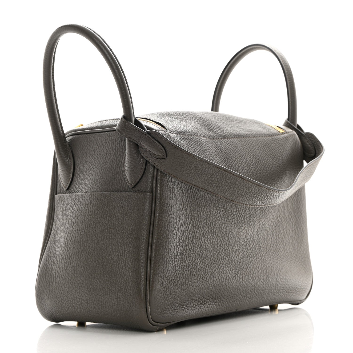 Hermes Taurillon Clemence Lindy 30 Etain 3 of 18