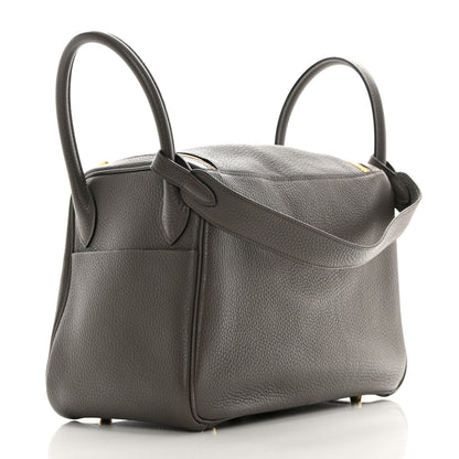 Hermes Taurillon Clemence Lindy 30 Etain 3 of 18