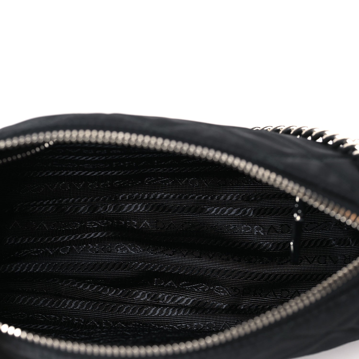 Prada Nylon Tessuto Impuntu Quilted Crossbody Bag Black 5 of 8
