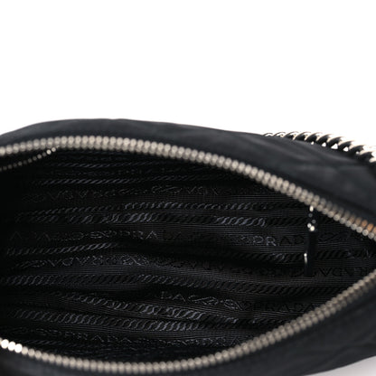 Prada Nylon Tessuto Impuntu Quilted Crossbody Bag Black 5 of 8